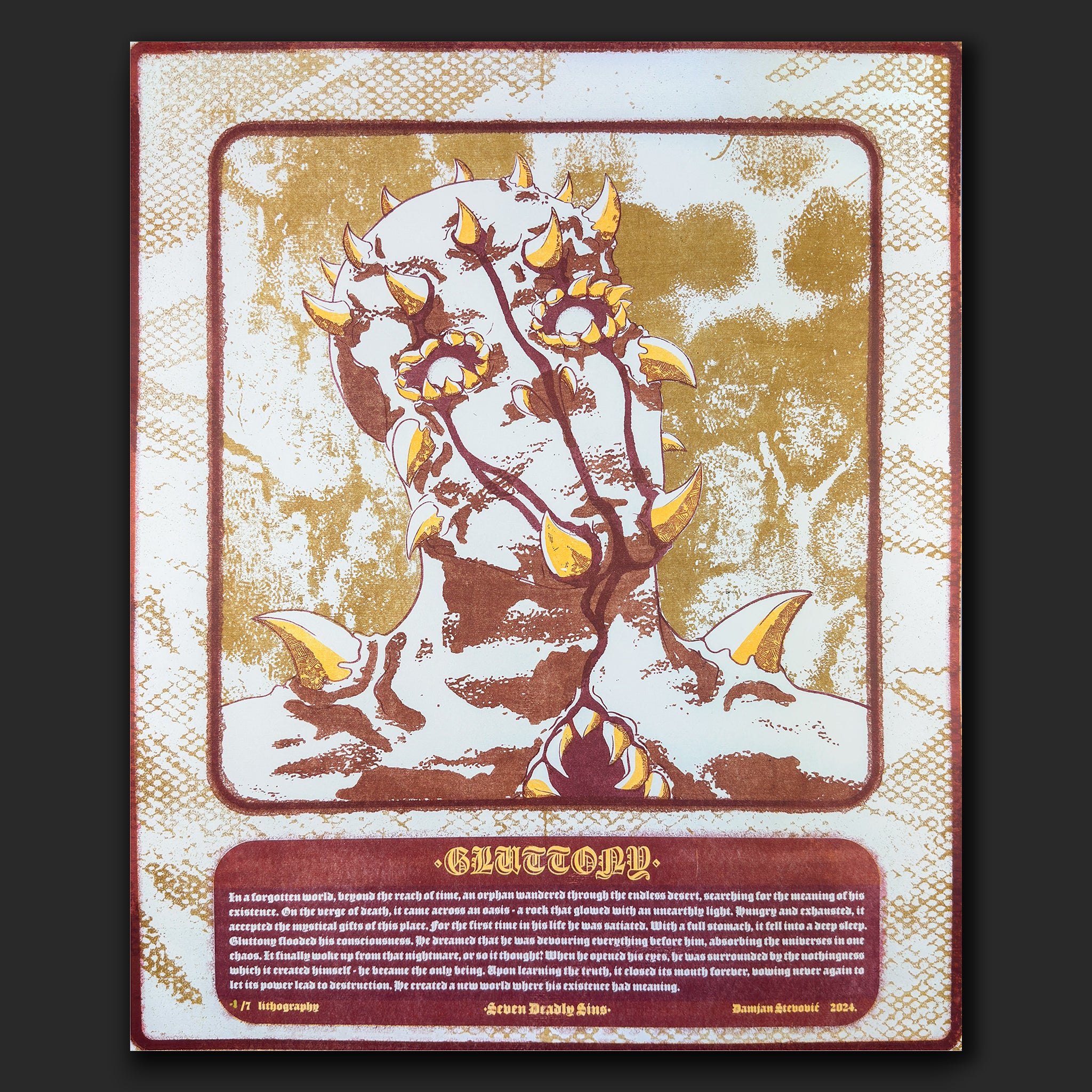 Gluttony - monochromatic